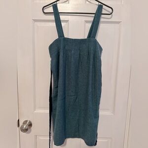 Elegant Blue Sleeveless Dress